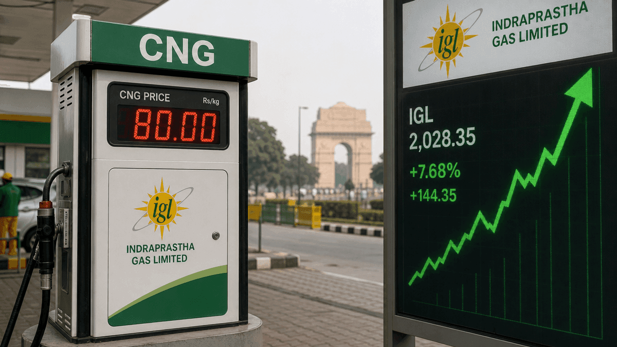 IGL Stock Rises 2% After CNG Price Hike in Delhi-NCR