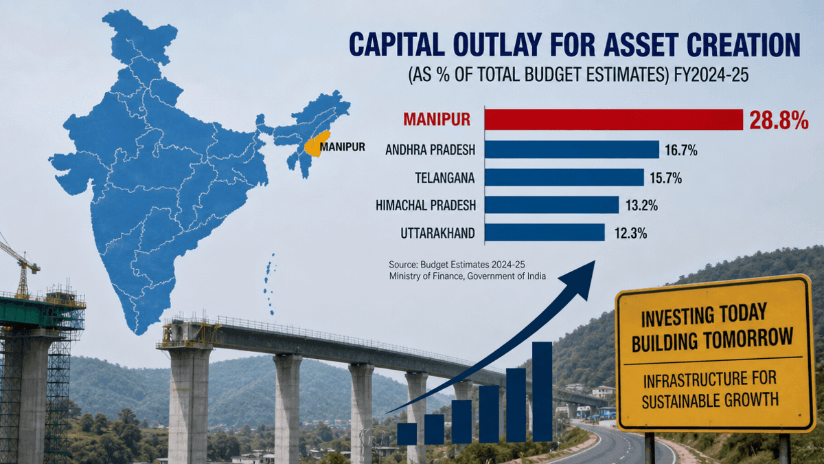 Manipur Leads India in FY25 Capital Outlay for Asset Creation