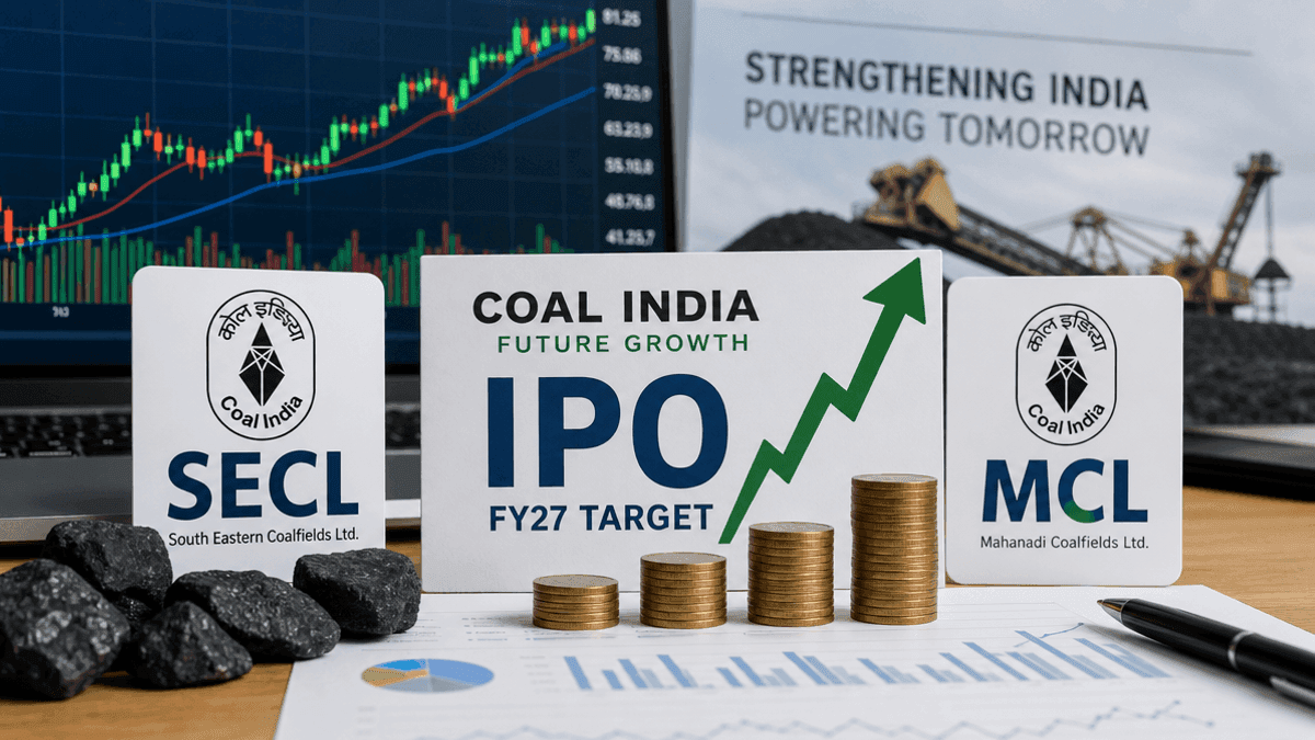 Coal India Eyes FY27 for SECL, MCL IPOs Amid Divestment Plans
