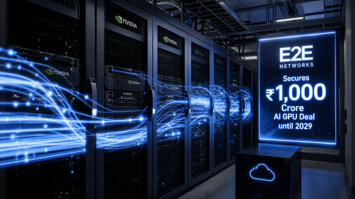 E2E Networks Bags Rs 1000 Crore AI GPU Deal Till 2029