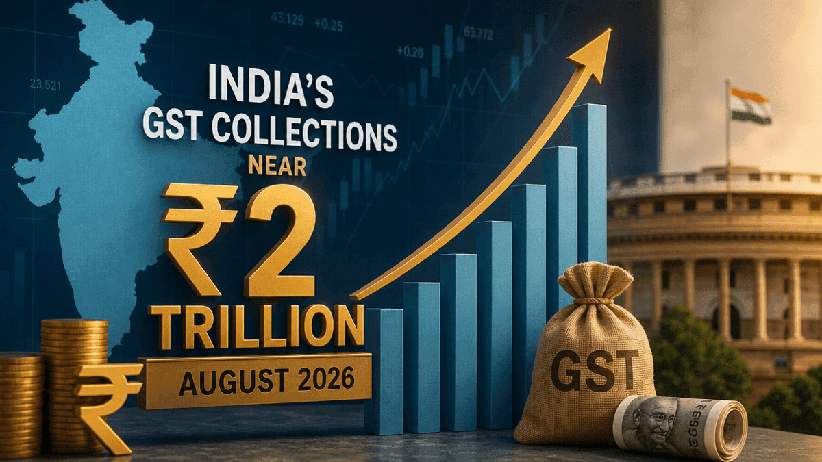 India’s GST Collections Surge to ₹2 Trillion in August 2026