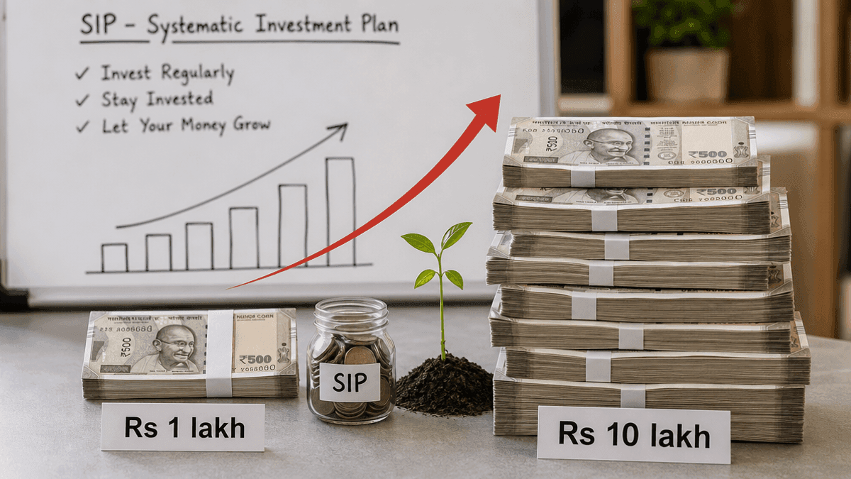 Grow Rs 1 Lakh to Rs 10 Lakh with SIPs: A Savings Guide