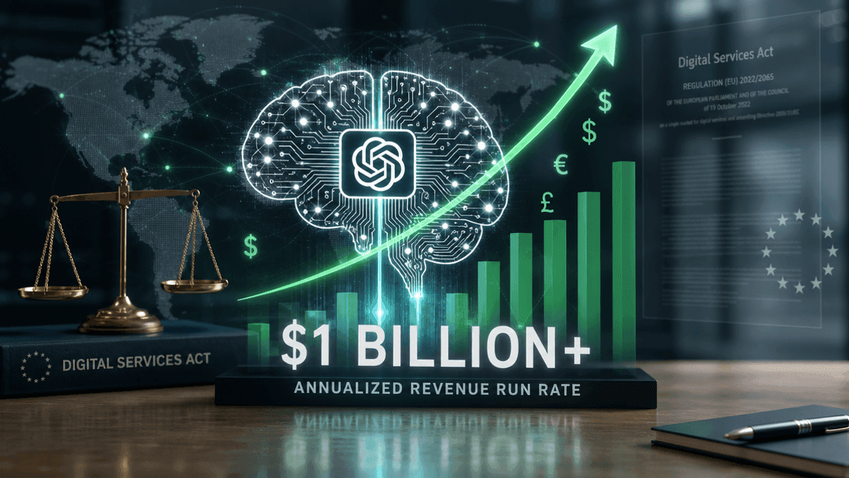 OpenAI’s ChatGPT Ads Hit $1 Billion Revenue Run Rate