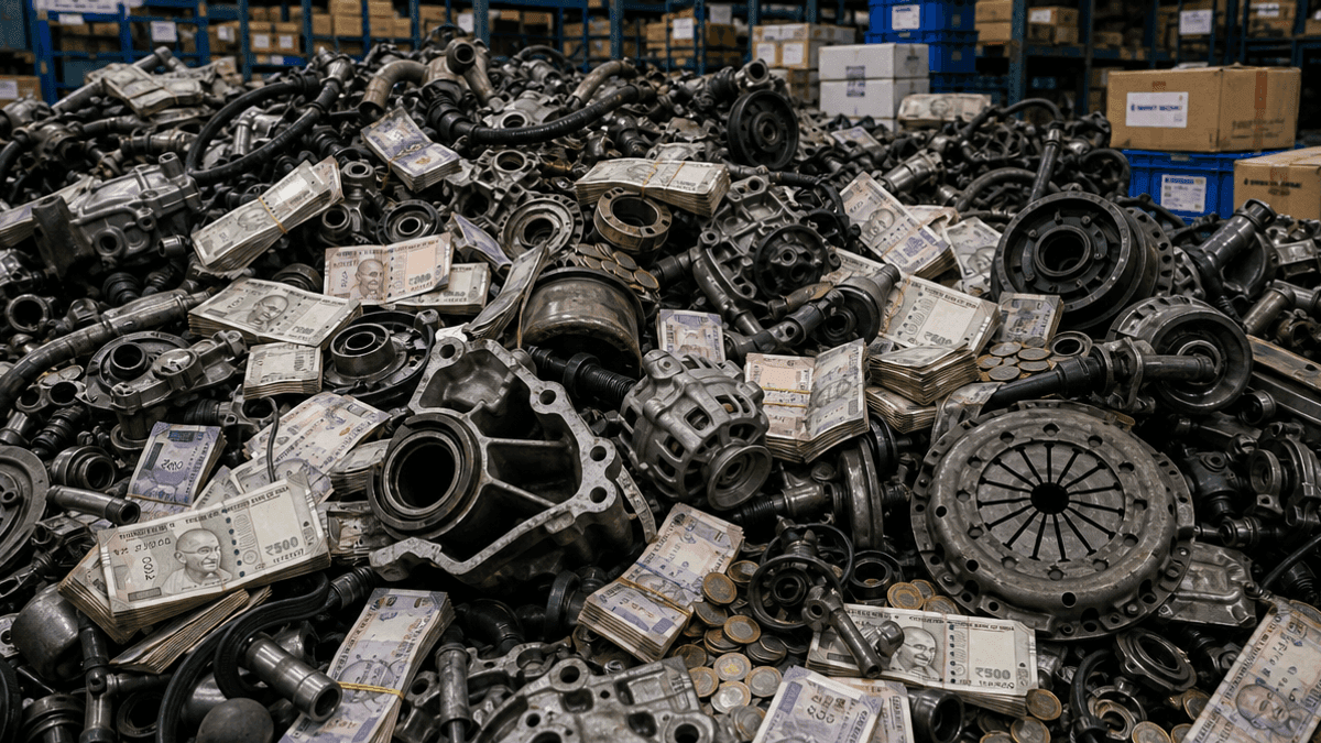 Auto Component Sector Trapped in Rs 98,000 Cr Inventory