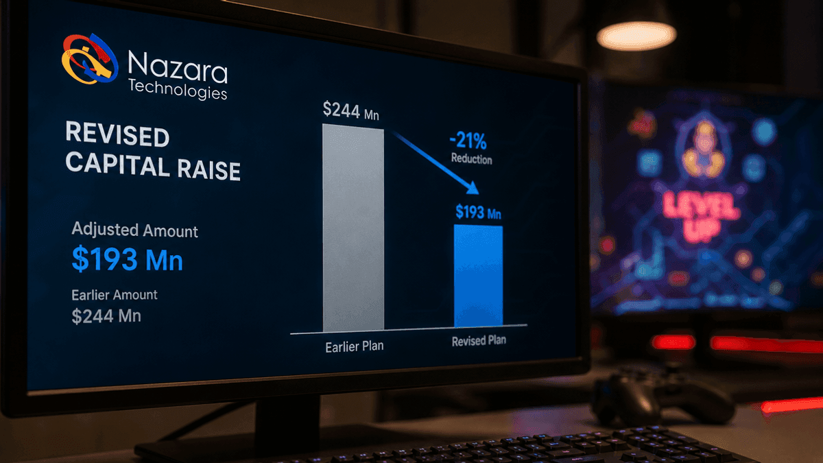 Nazara Technologies Scales Back Capital Raise to Rs 730.8 Cr