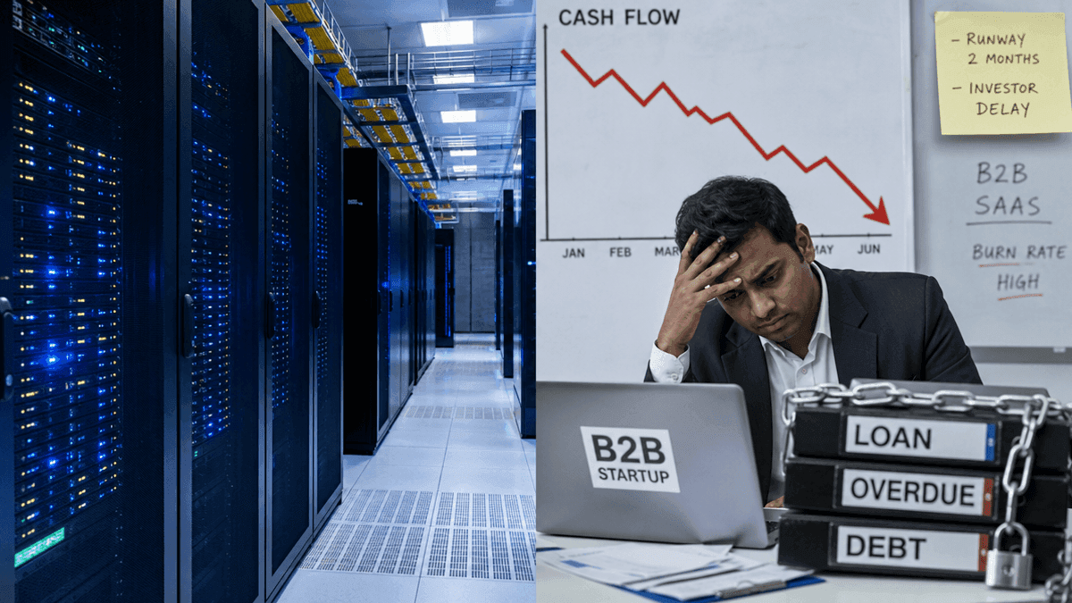 India Data Centers Surge Amid B2B Startup Debt Crisis