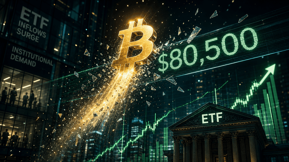 Bitcoin Hits Record High Above $80,500 on ETF Demand