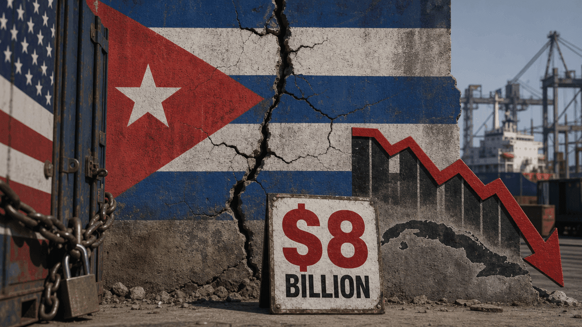 Cuba Reports Record $8B Damages From US Embargo