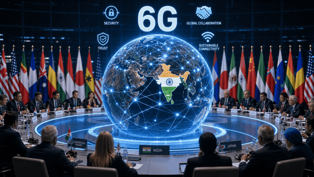 India Joins Global Coalition for Secure 6G Standards
