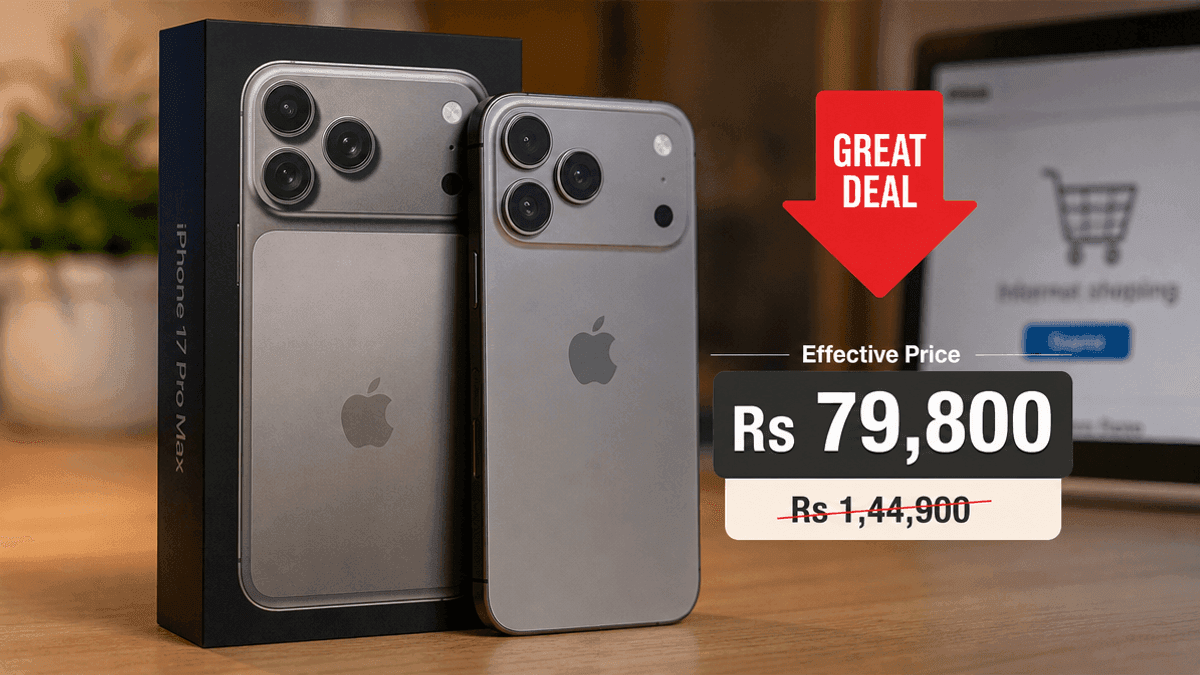 iPhone 17 Pro Max Price Drops to Rs 79,800 on Flipkart