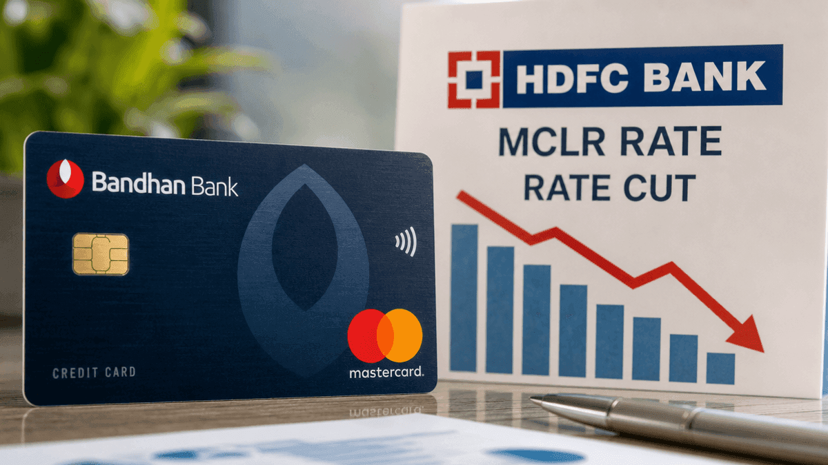 Bandhan Bank Enters Credit Card Market & HDFC Cuts MCLR