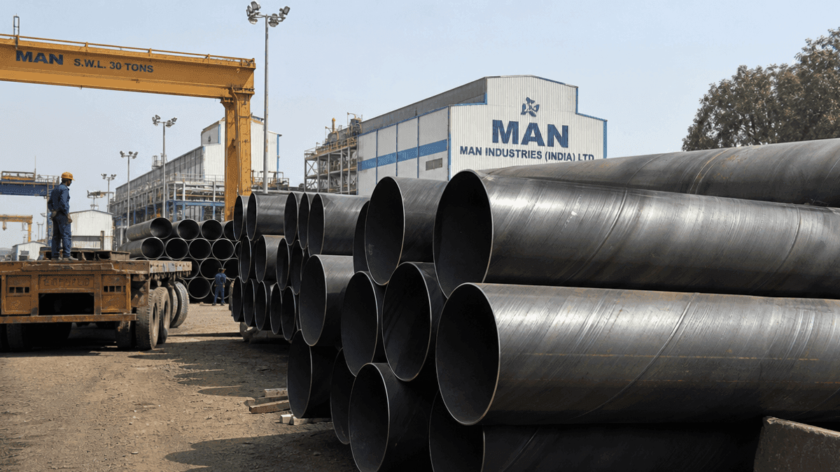 Man Industries Bags Rs 600 Cr Pipe Orders, Book Hits Rs 4,100 Cr