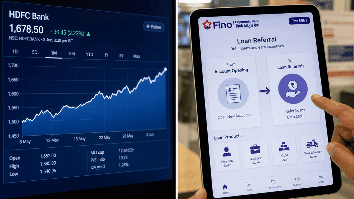 HDFC Bank Shares Rebound & Fino Payments Strategy Shift