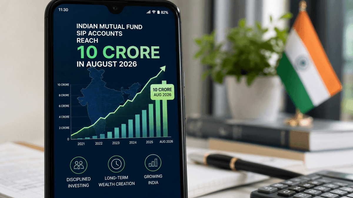Indian Mutual Fund SIP Accounts Cross 10 Crore in 2026