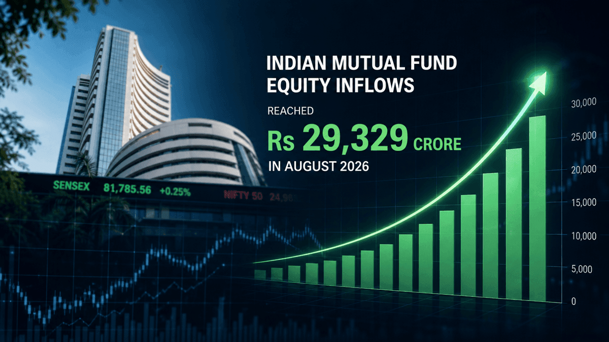 Equity Inflows Hit Rs 29,329 Crore in August 2026