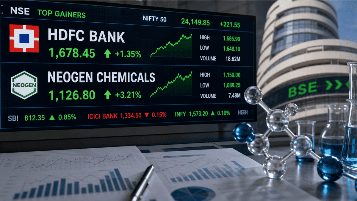 Stock Market Outlook: HDFC Bank & Neogen Chemicals Focus