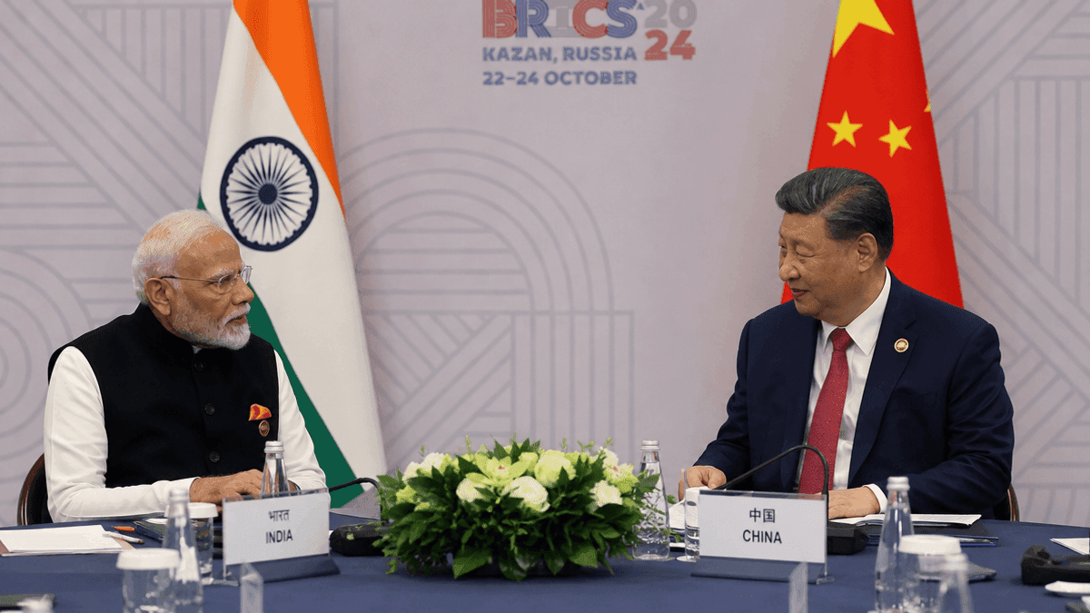Modi & Xi Hold Bilateral Talks at BRICS Summit