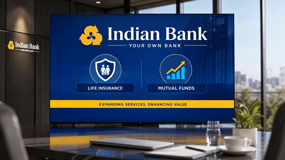 Indian Bank Expands Into Life Insurance & Mutual Funds