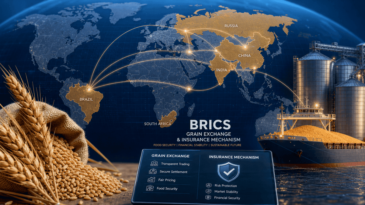 BRICS Summit: Putin Proposes Grain Exchange & Insurance