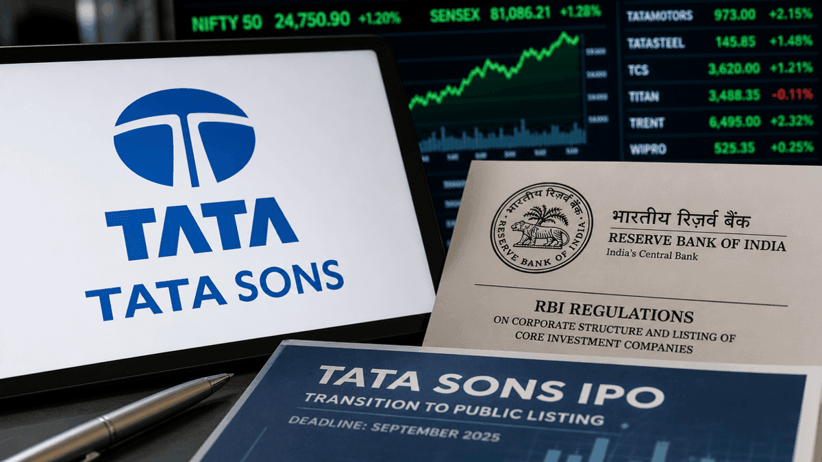 Tata Sons Mandatory September 2025 IPO: RBI Rules Explained