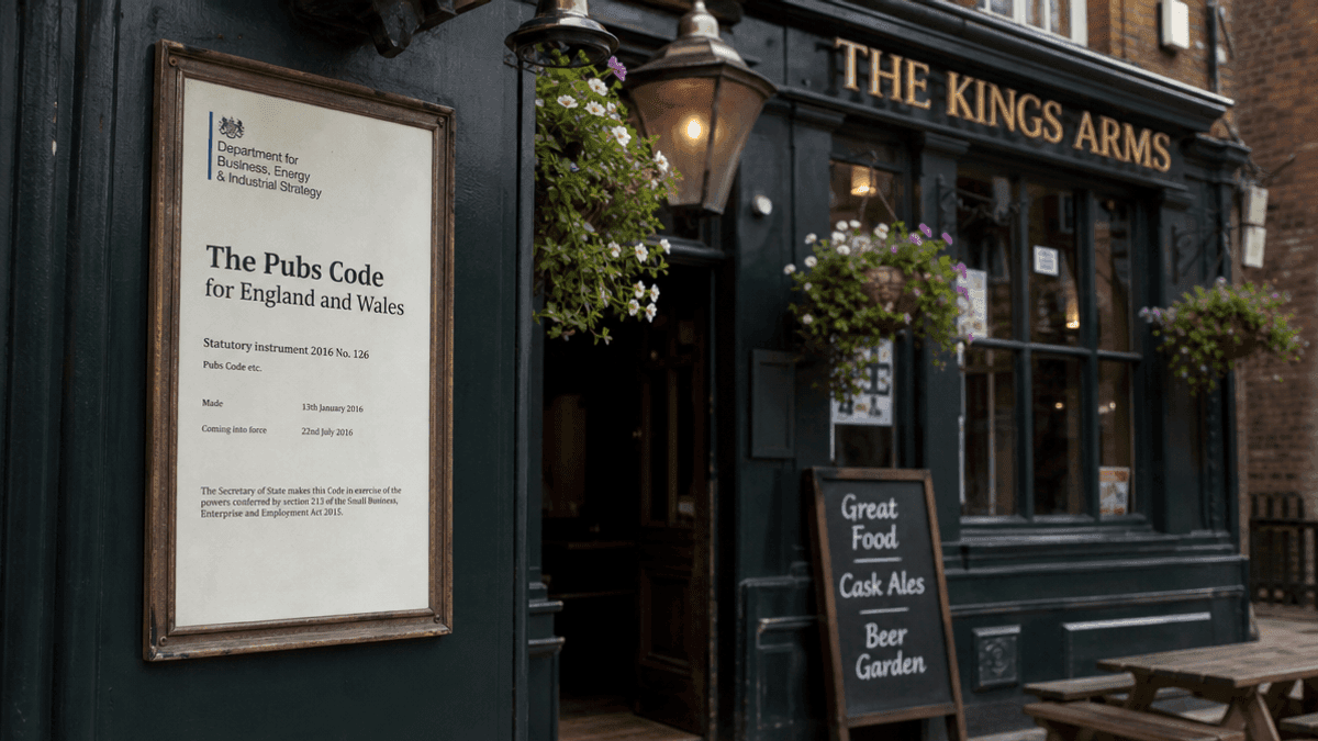 UK Government Retains Pubs Code in England and Wales
