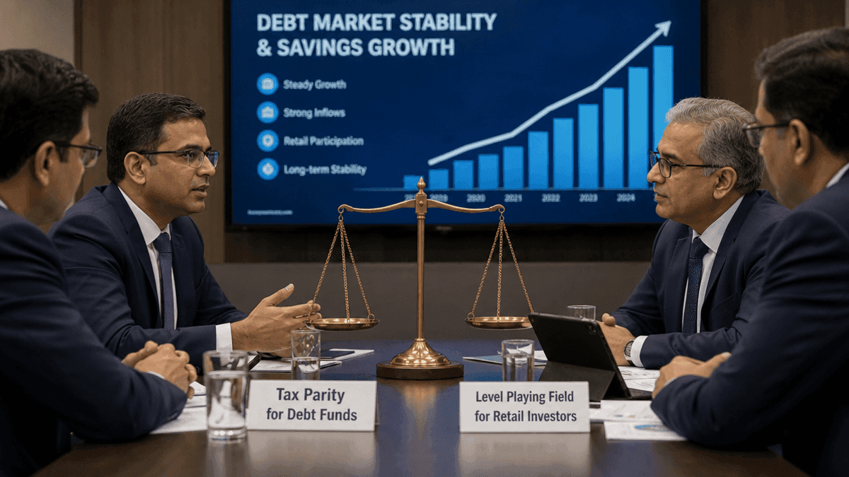 Mutual Fund Chiefs Push for Debt Fund Tax Parity