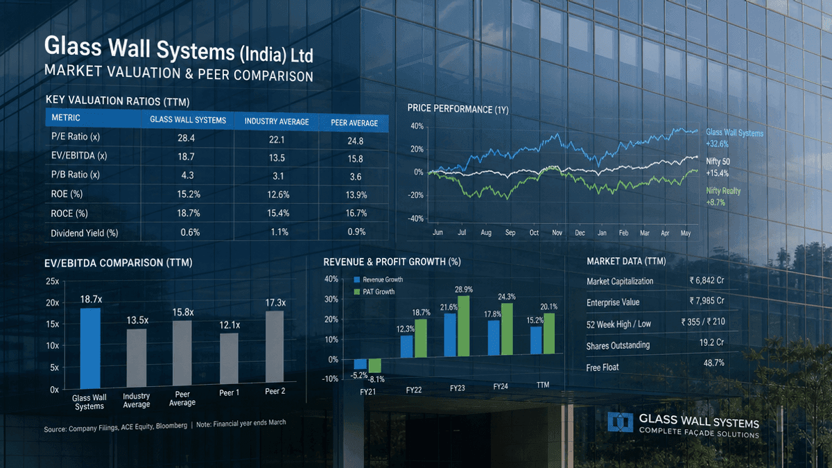 Glass Wall Systems Peer Comparison & Valuation Metrics