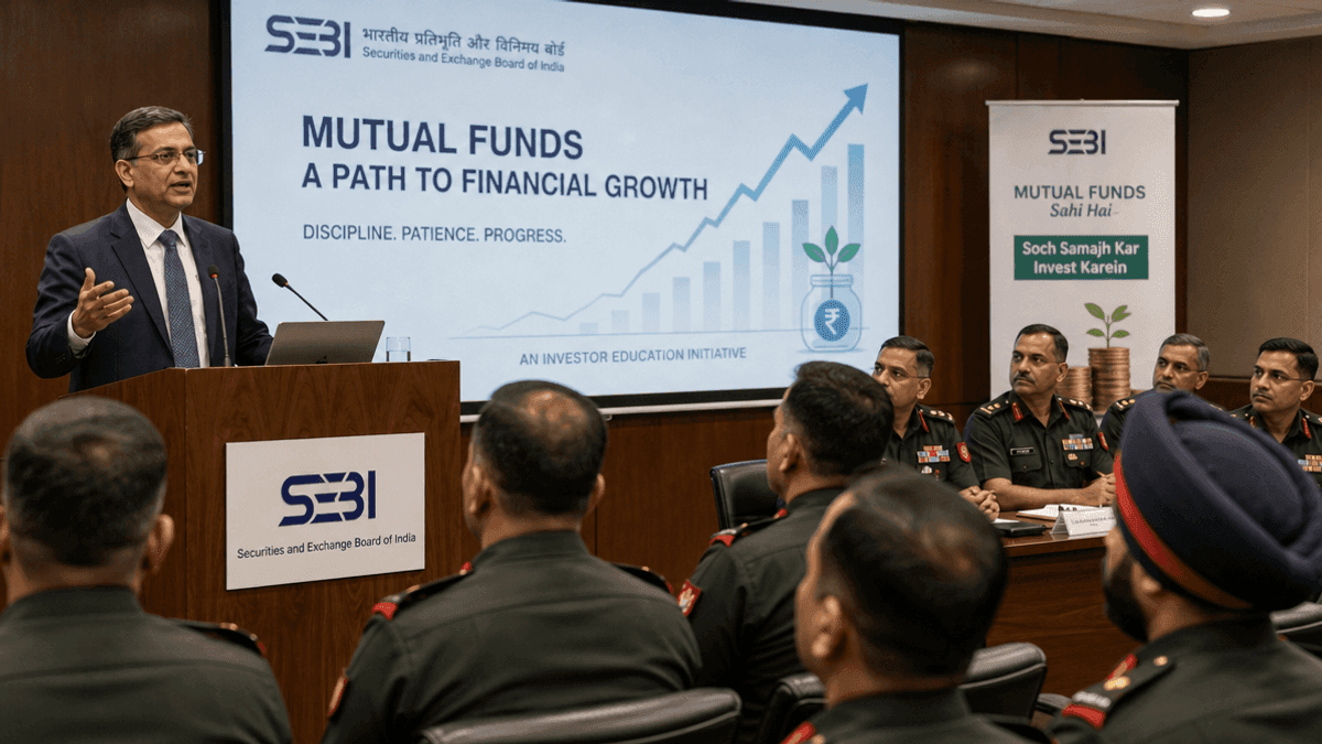 SEBI Chairman Advises Indian Army on Disciplined Investing