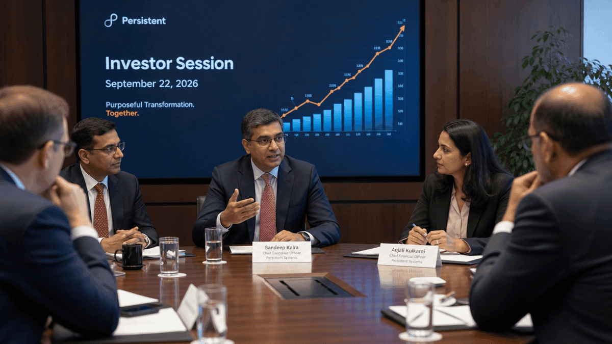 Persistent Systems Mutual Fund Investor Sessions Set for Sept 2026