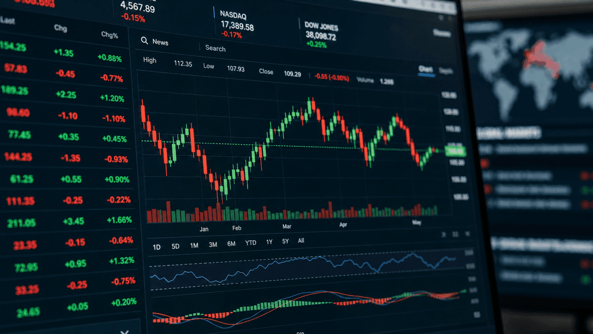 Stock Markets Close Mixed Amid Fed Rates And Tariff Risks