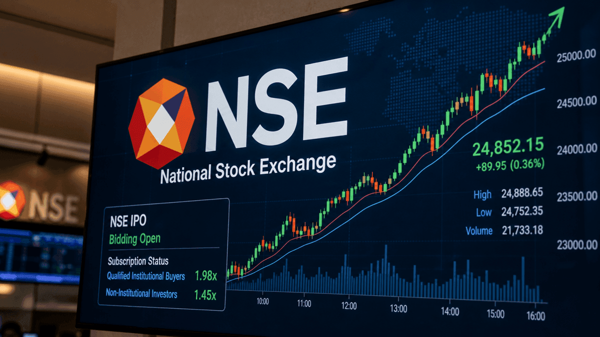NSE IPO Gets 43% Subscription on Day 1 of Bidding