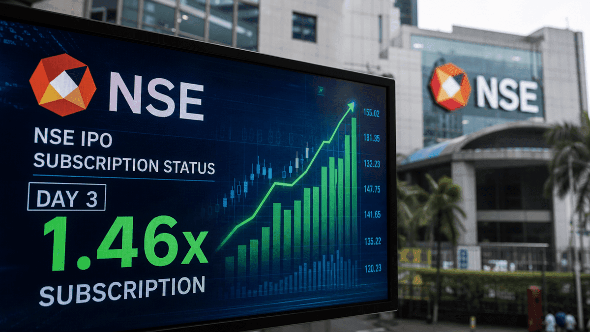 NSE IPO Reaches 1.46x Subscription on Day 3