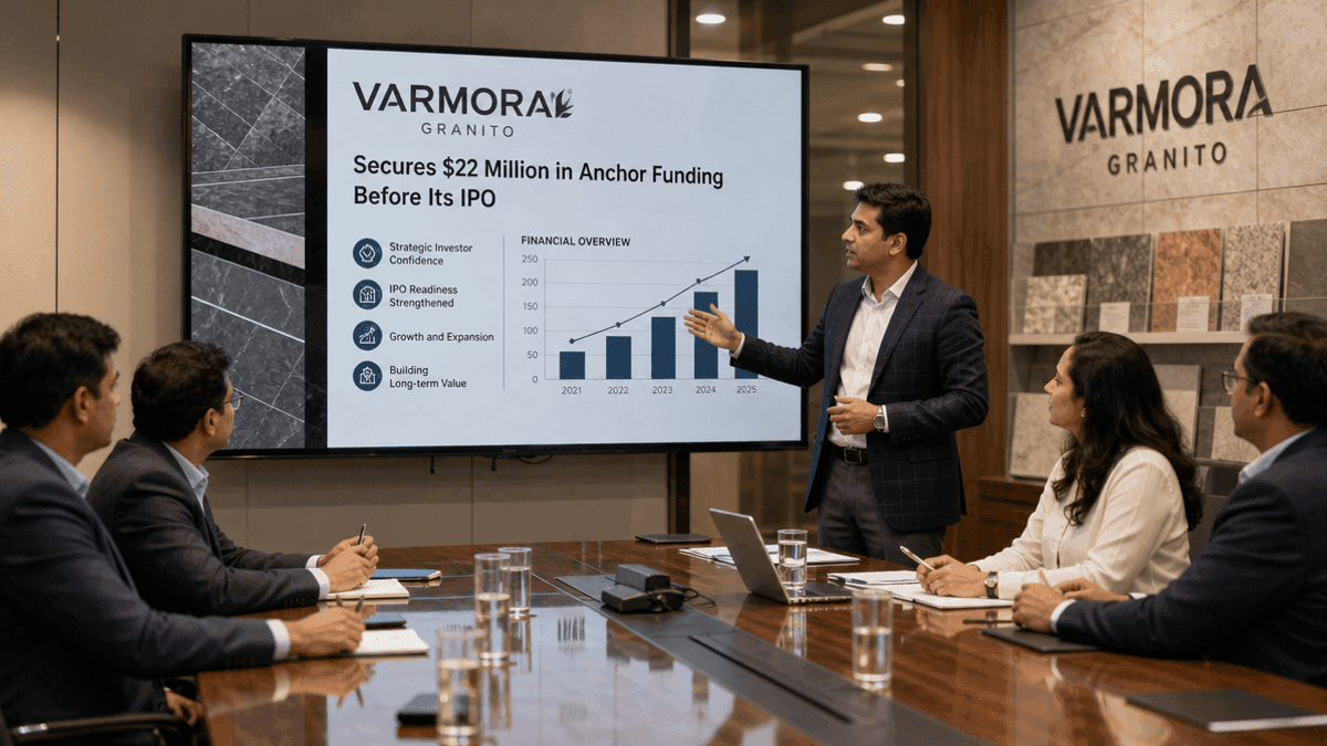 Varmora Granito Secures $22M Anchor Round Ahead of IPO