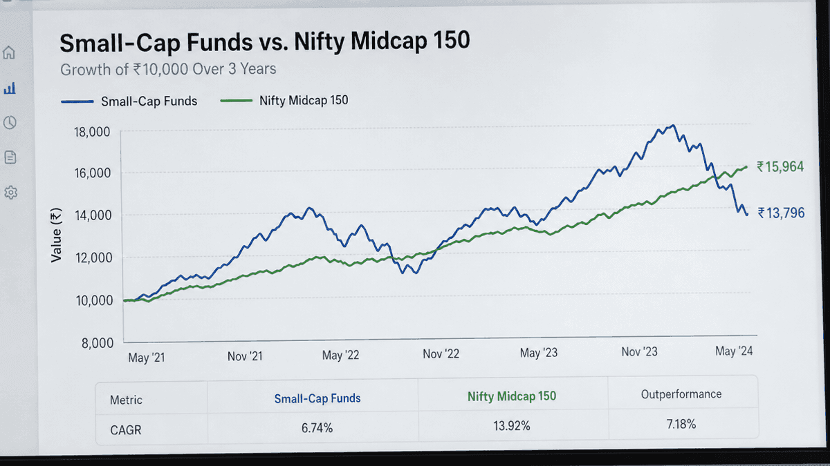 Active Small-Cap Funds vs Nifty Midcap 150 Benchmark