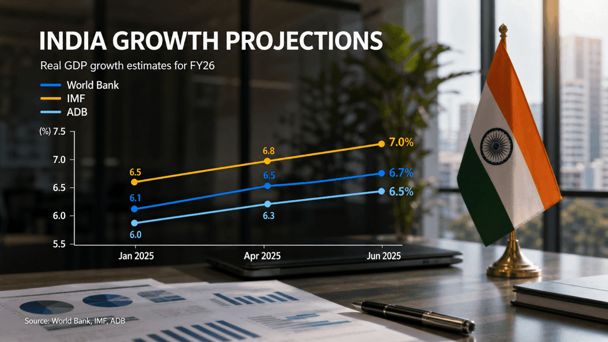 India Growth Forecasts Upgraded by Global Agencies