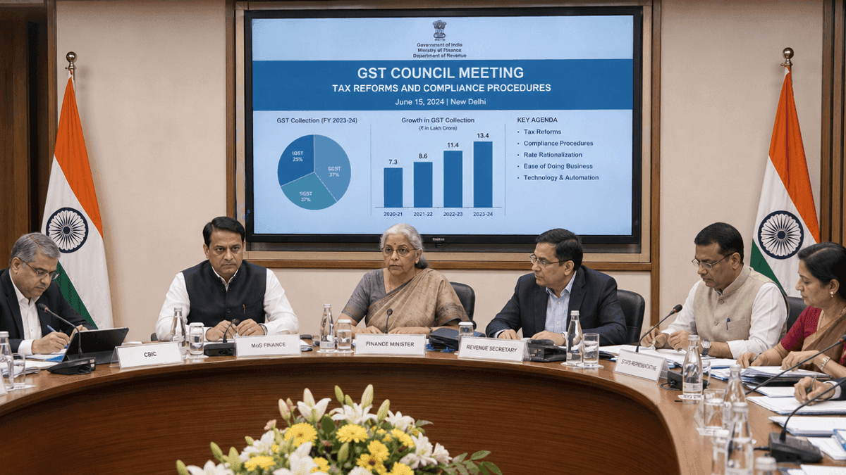 GST Council Meeting October 7: Major Process Reforms Ahead