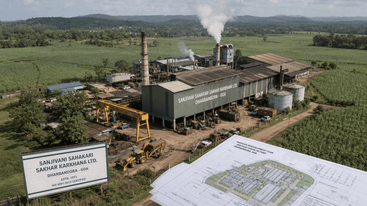 Goa Approves Sanjivani Sugar Factory PPP Redevelopment