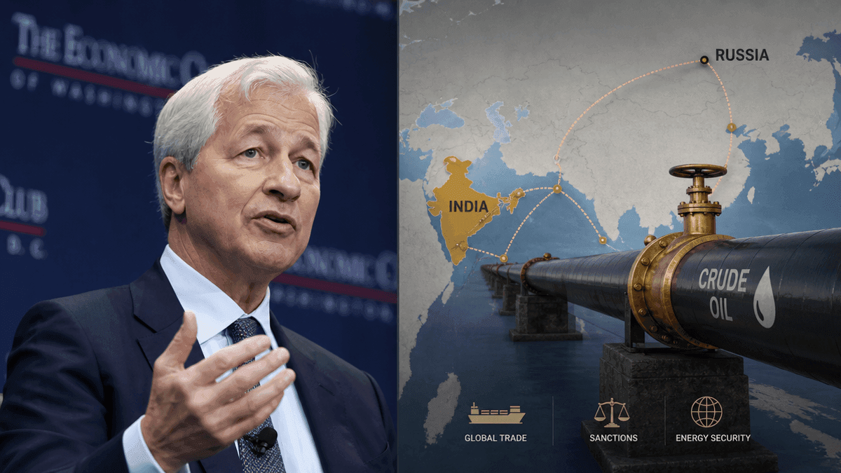 Jamie Dimon Defends India’s Russian Oil Purchases