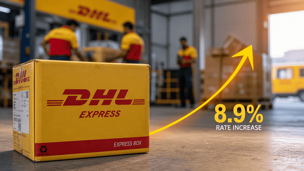 DHL Express India to Raise Shipment Rates by 8.9% in January