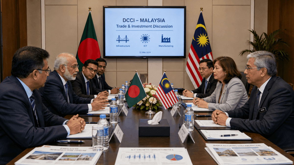 Dhaka Chamber Seeks Malaysian Investment & Export Boost