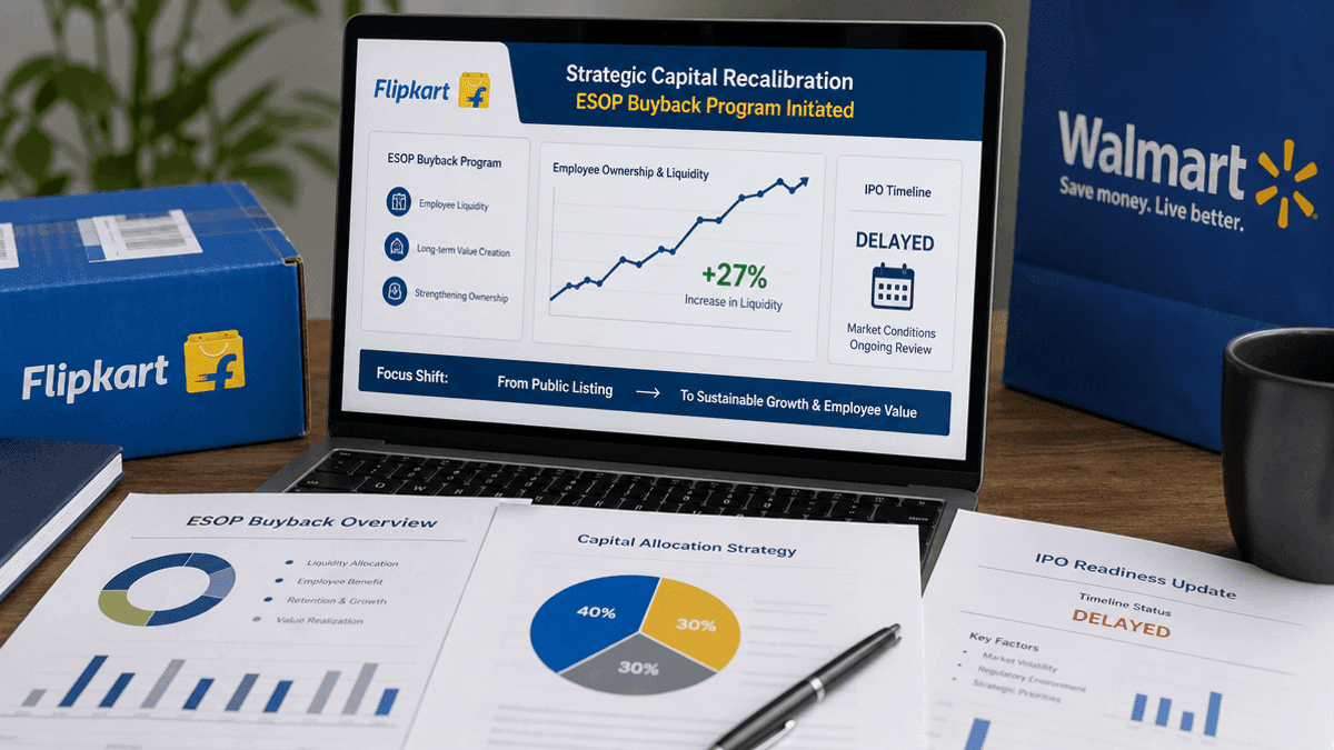 Flipkart ESOP Buyback & Vishakha Renewables IPO Updates
