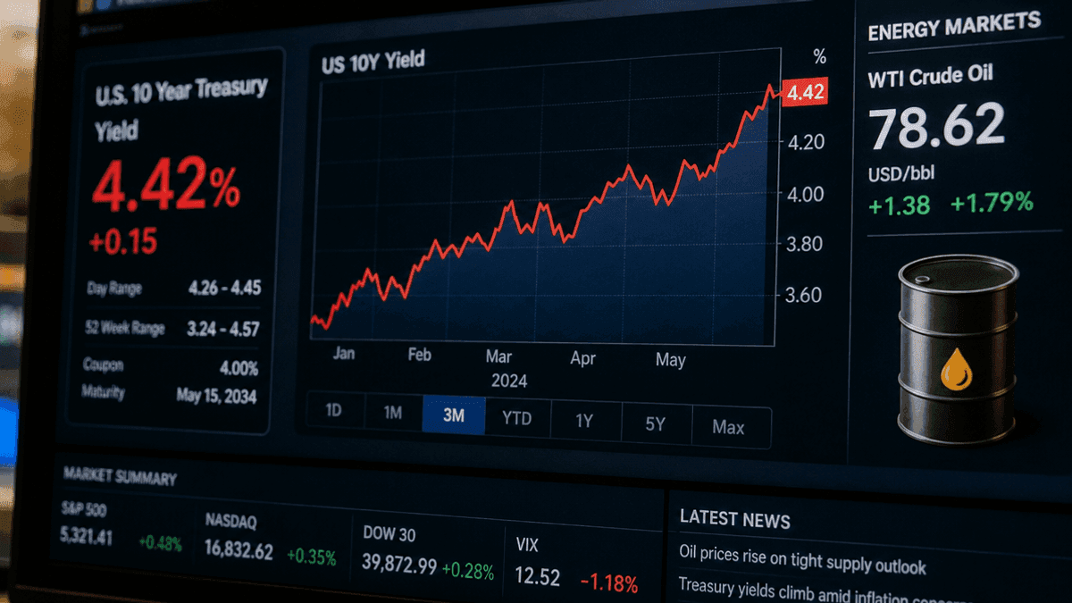 Bond Yields Rise Amid Global Pressures and Oil Prices