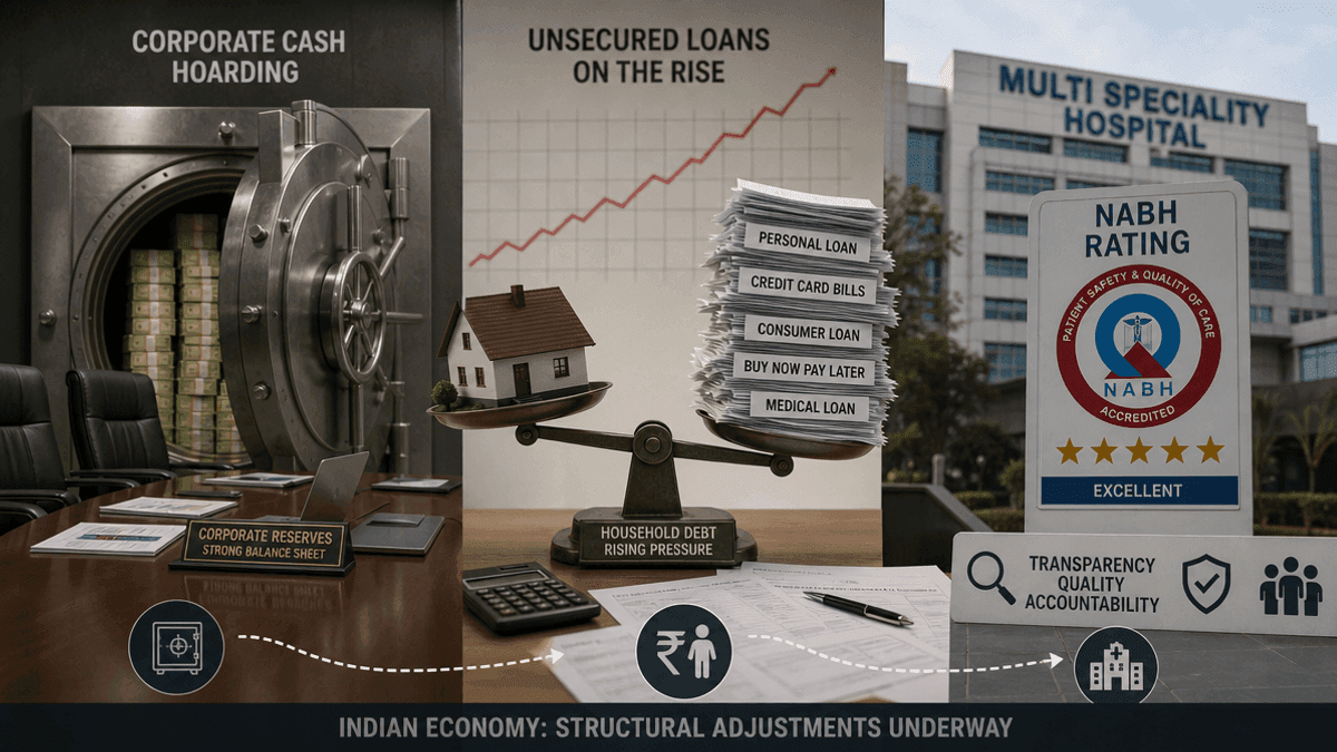 India’s Economic Paradox: Profits, Debt & Healthcare