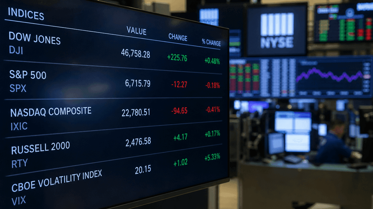 US Stocks Open Mixed as Treasury Yields and Fed Weigh on Markets