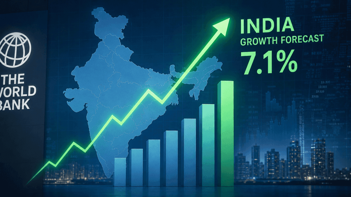World Bank Upgrades India Growth Forecast to 7.1%