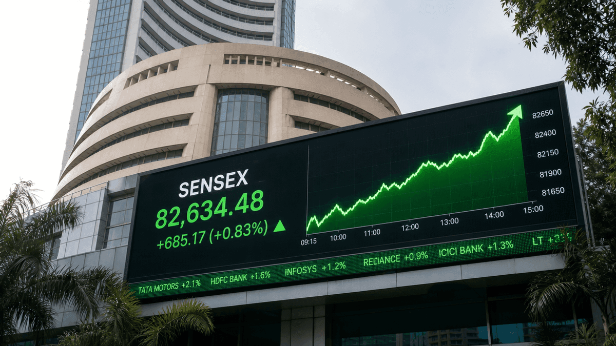 Sensex Jumps 685 Points on Global Cues and Banking Strength