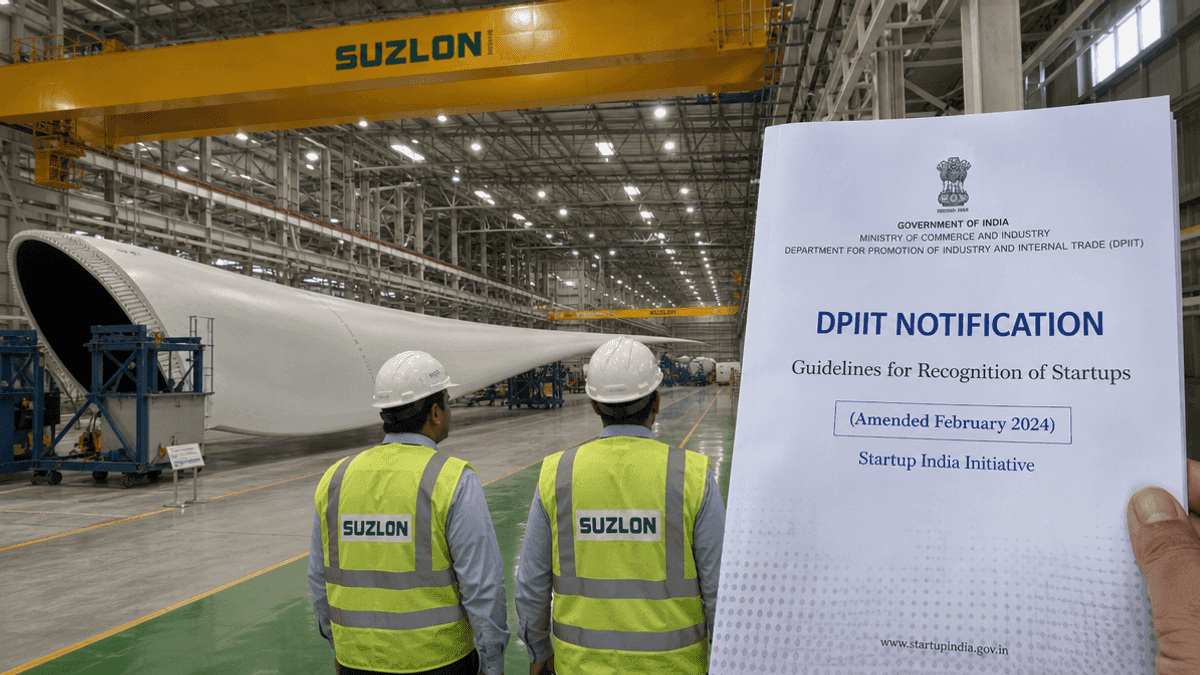 Suzlon Invests ₹200Cr in Tamil Nadu; DPIIT Startup Rules