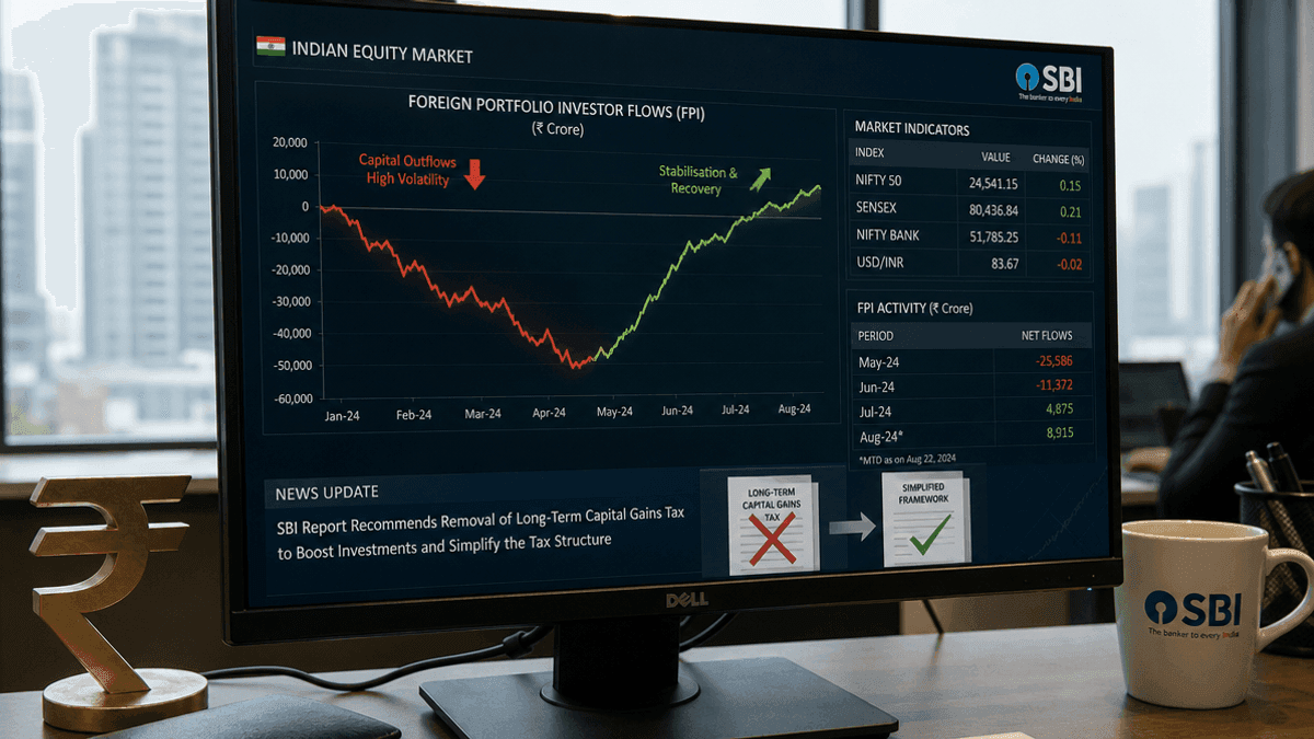 A close-up of a computer monitor displaying a red line graph showing a downward trend next to data tables.