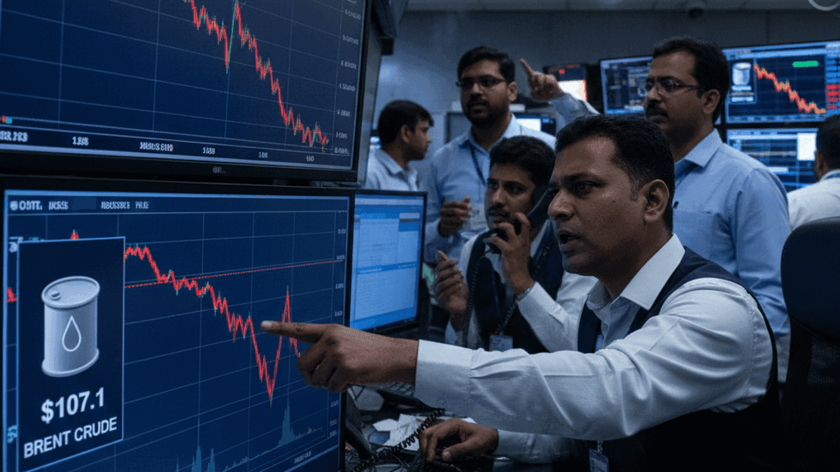 Stock Market Plunge: Oil Surge & US-Iran Tensions Hit Indian Equities
