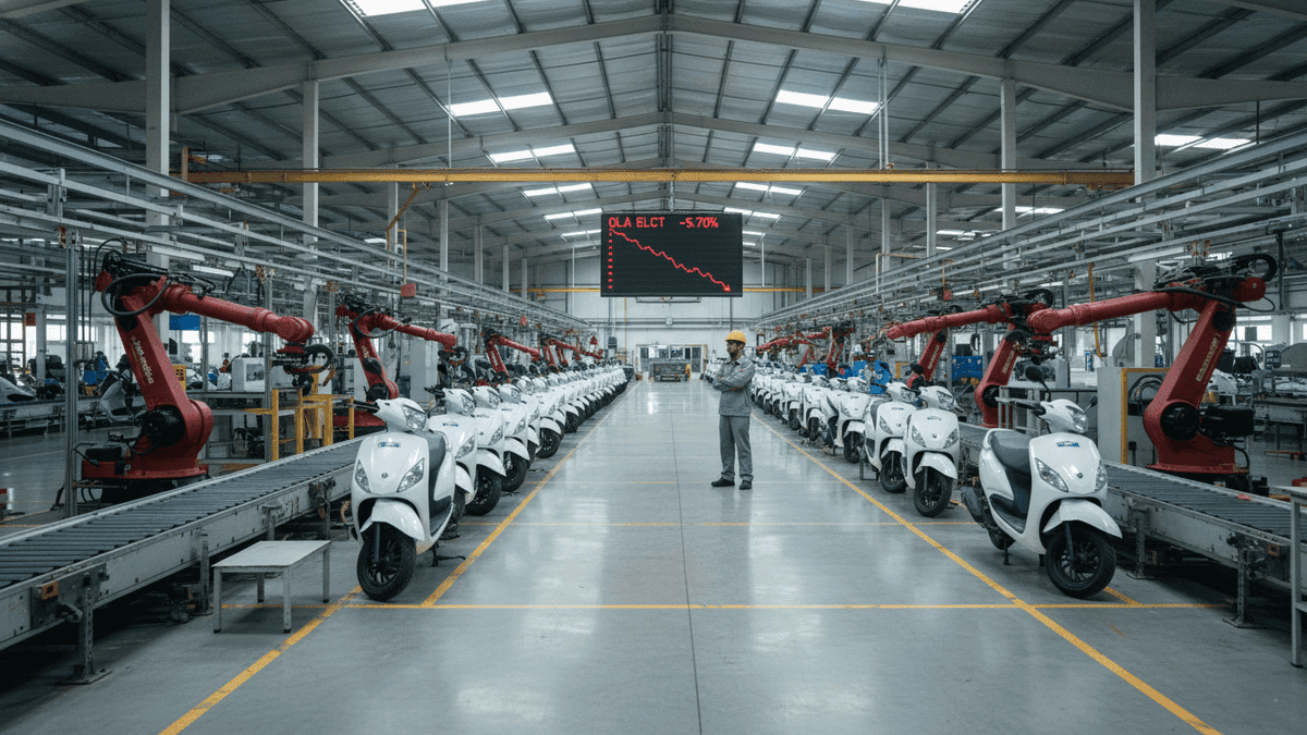 Ola Electric Stock Dips 5.7% Despite Reduced Q4 Loss